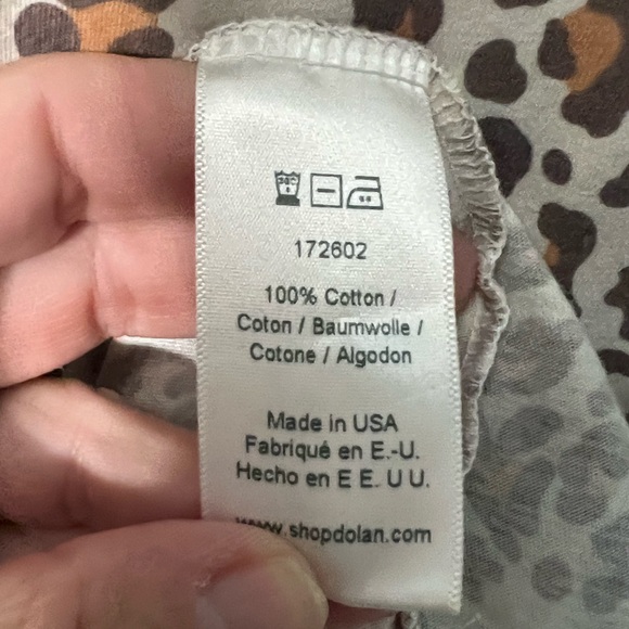 Dolan Tunic Style Sleeveless Shirt Criss Cross Back Size Medium - Picture 4 of 6